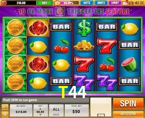 Slots na Plataforma T44